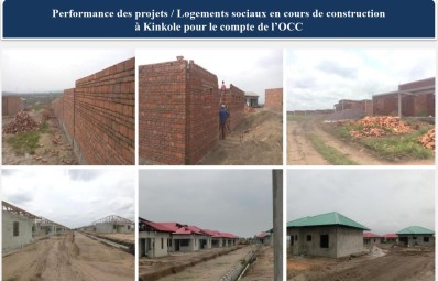 HONGFENG SARL RDC 2015 à 2017 construction de logements sociaux destinés aux employés de l’Office Congolais de Contrôle (OCC)